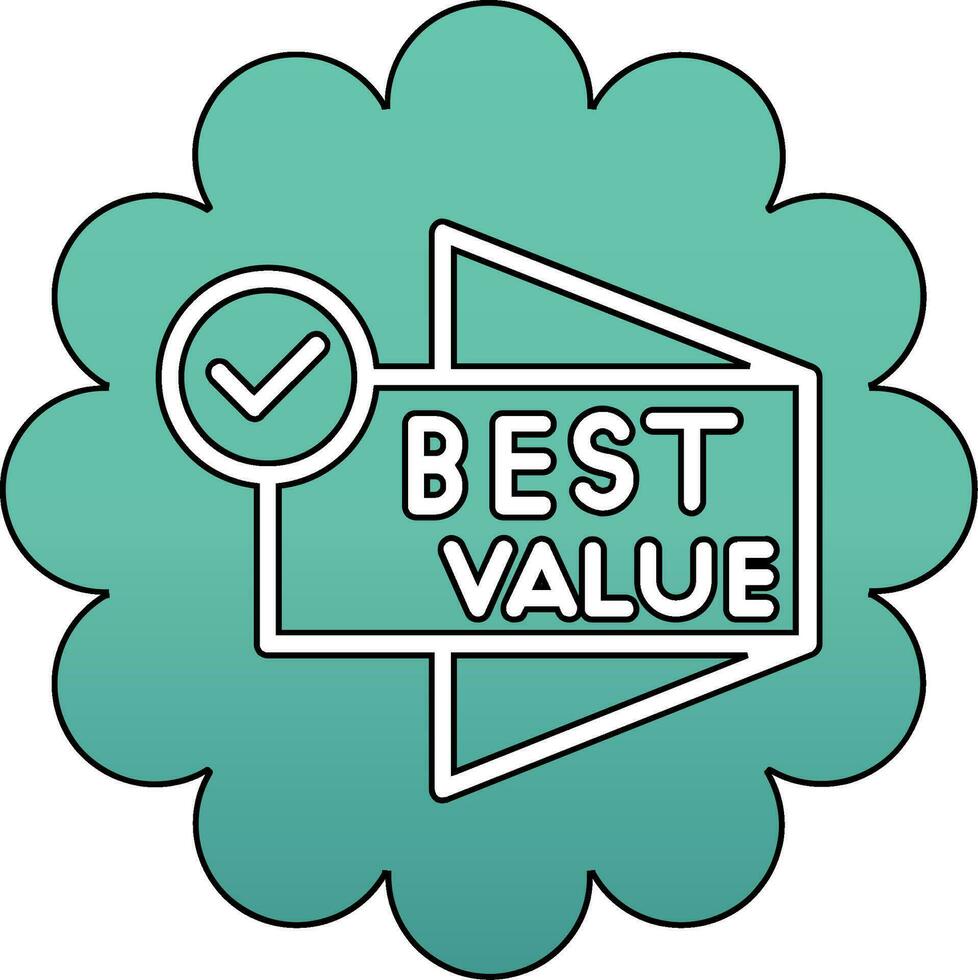 Best Value Vector Icon