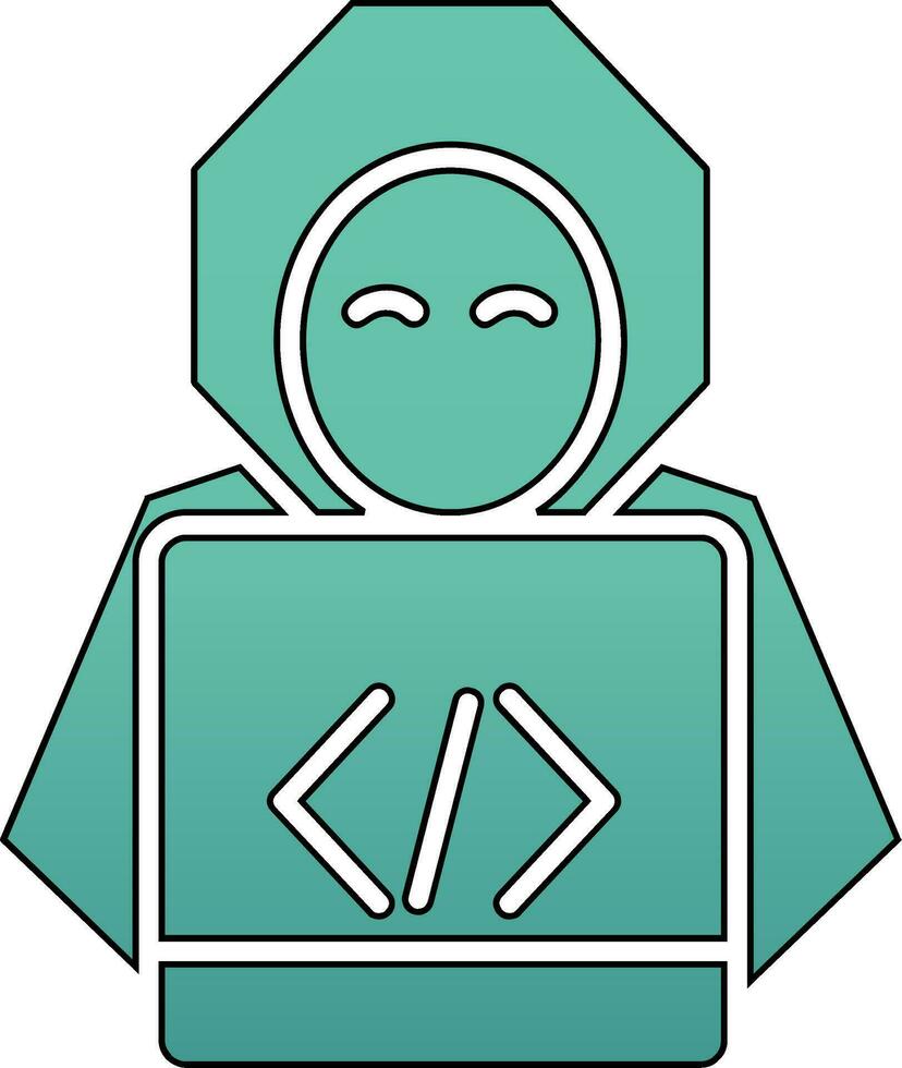 Hacker Vector Icon