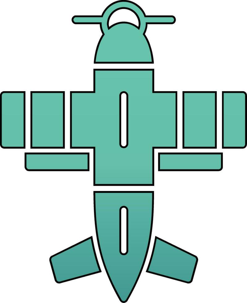 Biplane Vector Icon