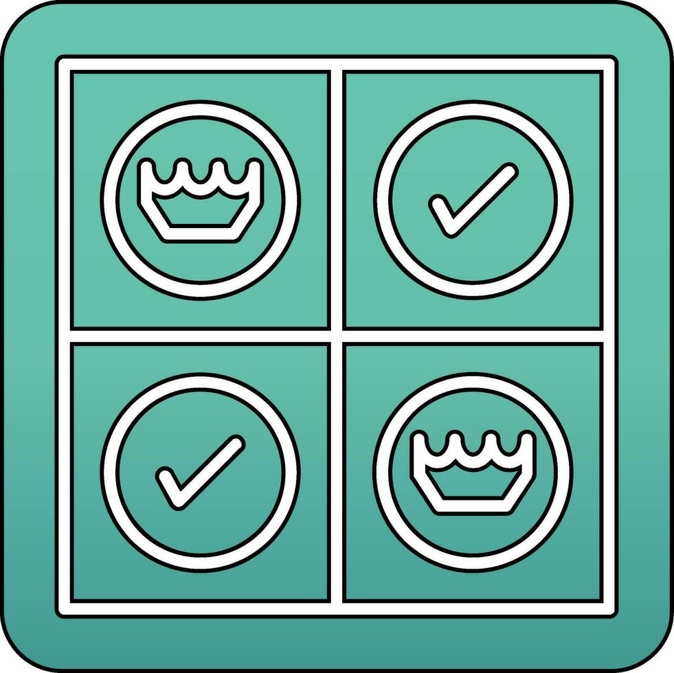 Checkers Vector Icon