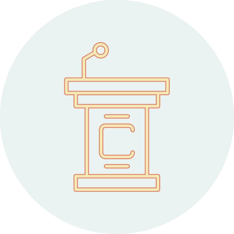 Lectern Vector Icon