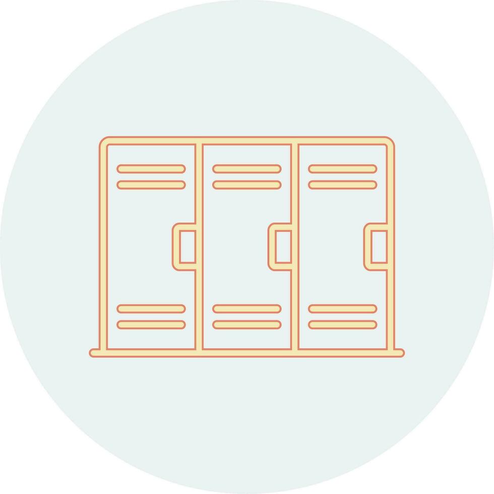 Lockers Vector Icon