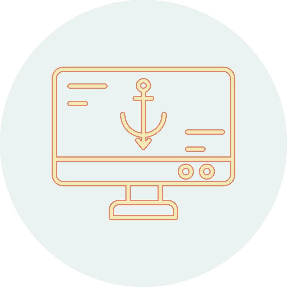 Anchor Text Vector Icon