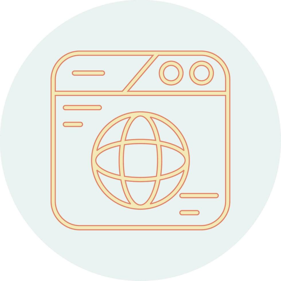 icono de vector web