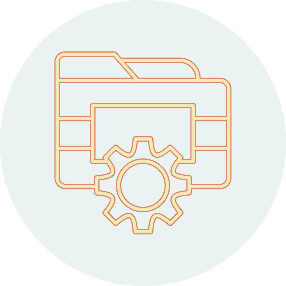 Folder Management Vector Icon