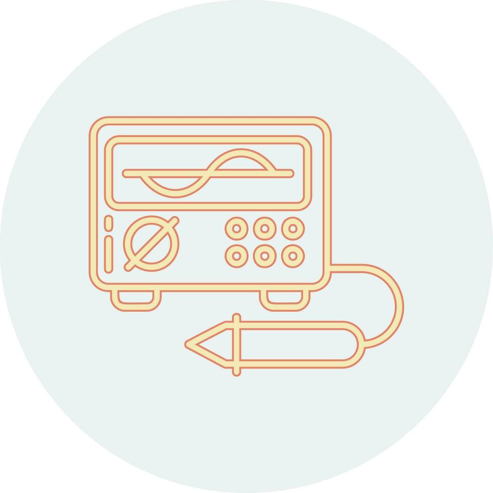 Oscilloscope Vector Icon