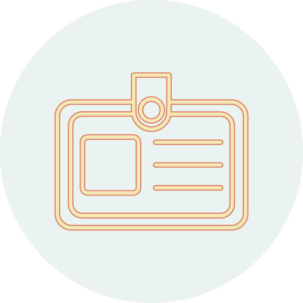 Identification Card Vector Icon
