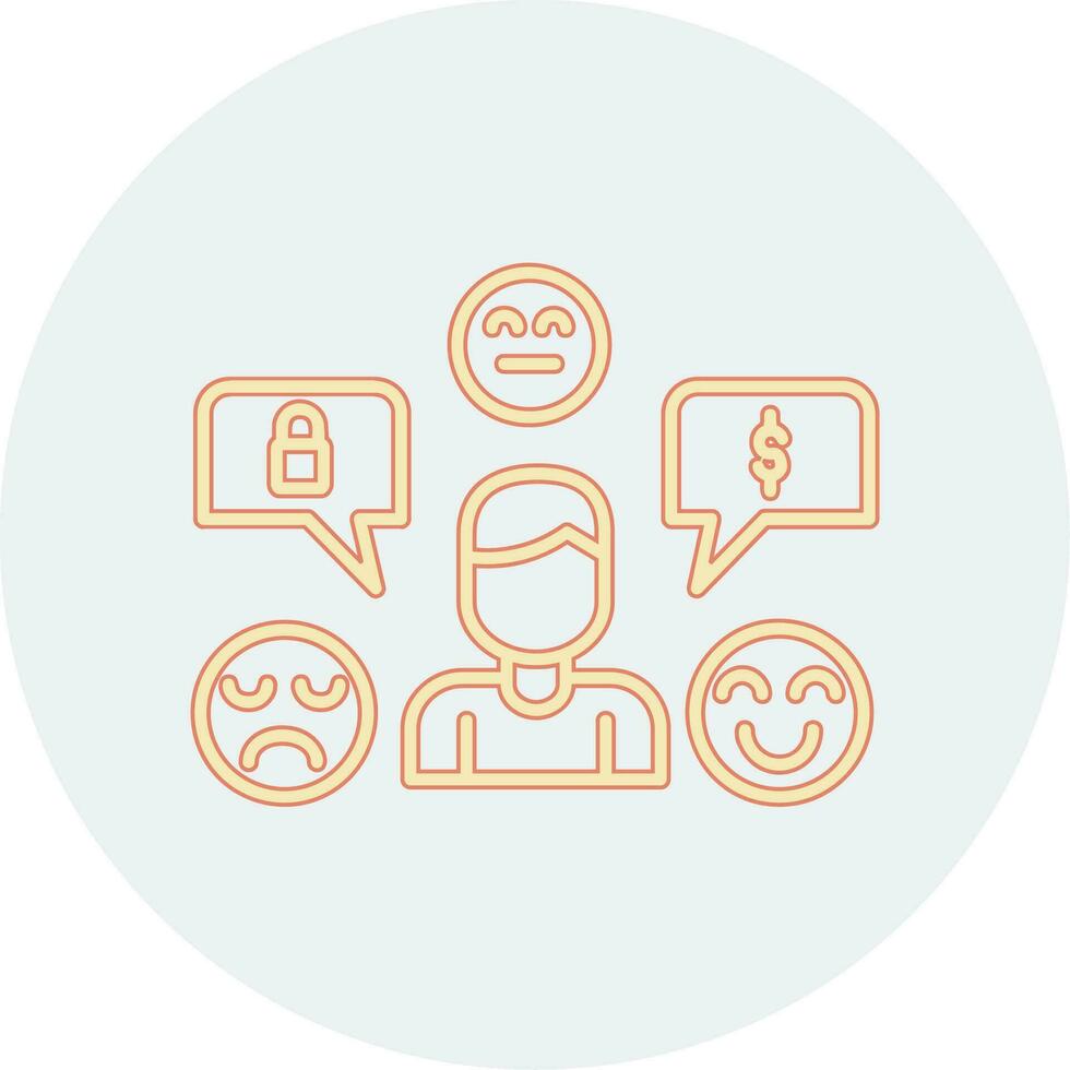 Customer Behavior Vector Icon