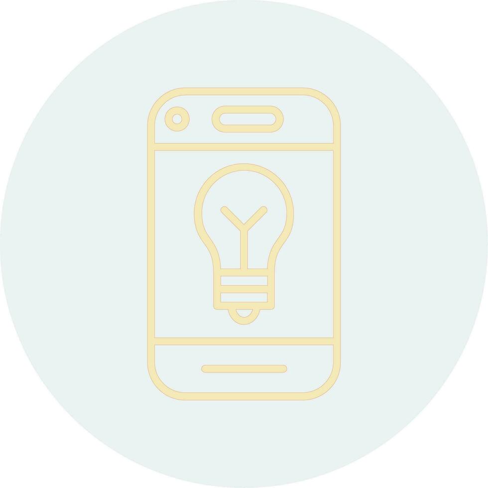 móvil teléfono idea vector icono