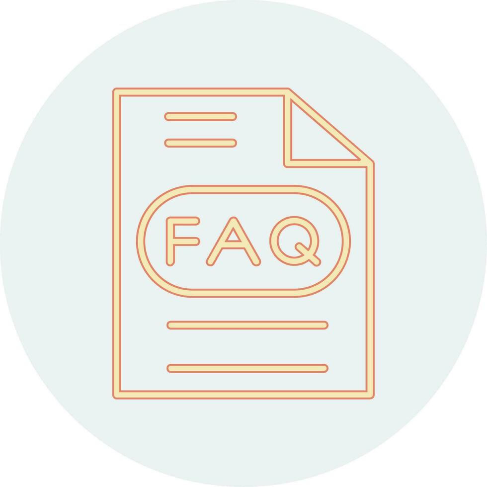Faq Vector Icon
