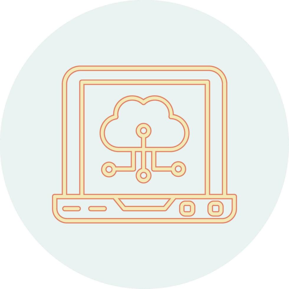 Cloud Computing Vector Icon