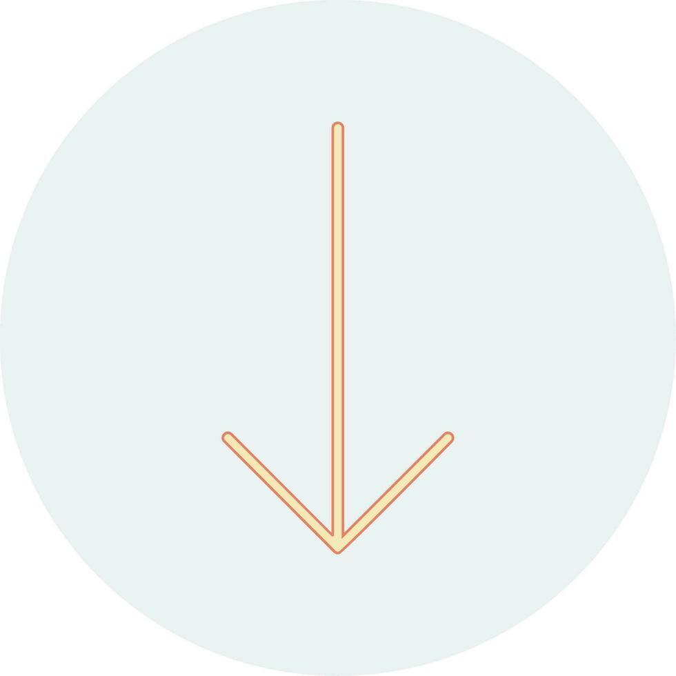 Down Arrow Vector Icon