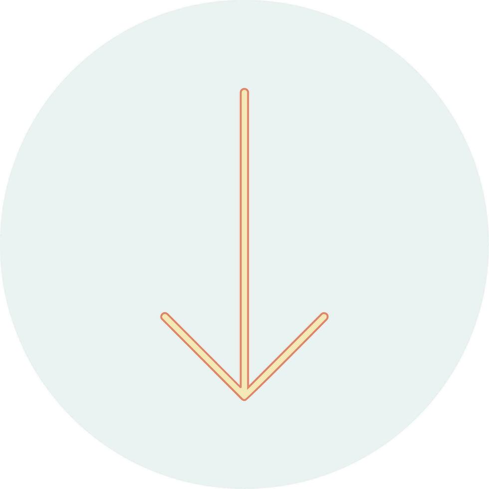 Down Arrow Vector Icon