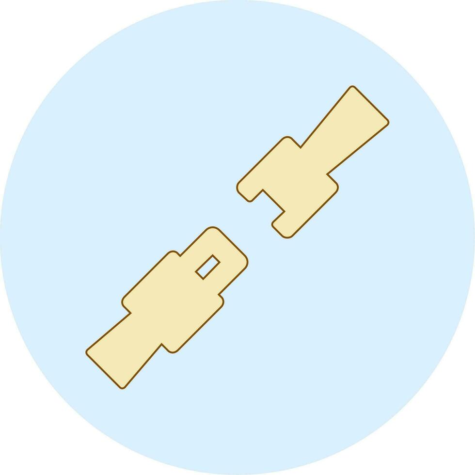 Seatbelt Vector Icon