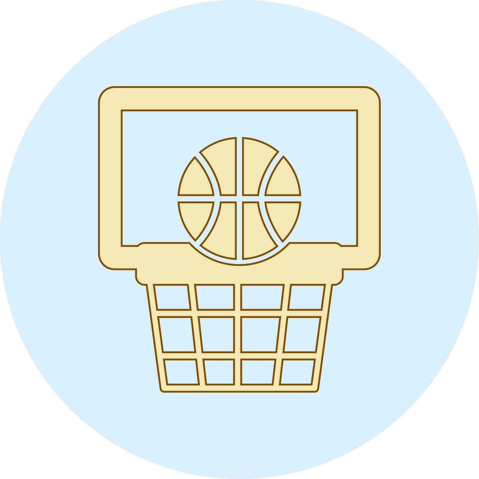 icono de vector de baloncesto