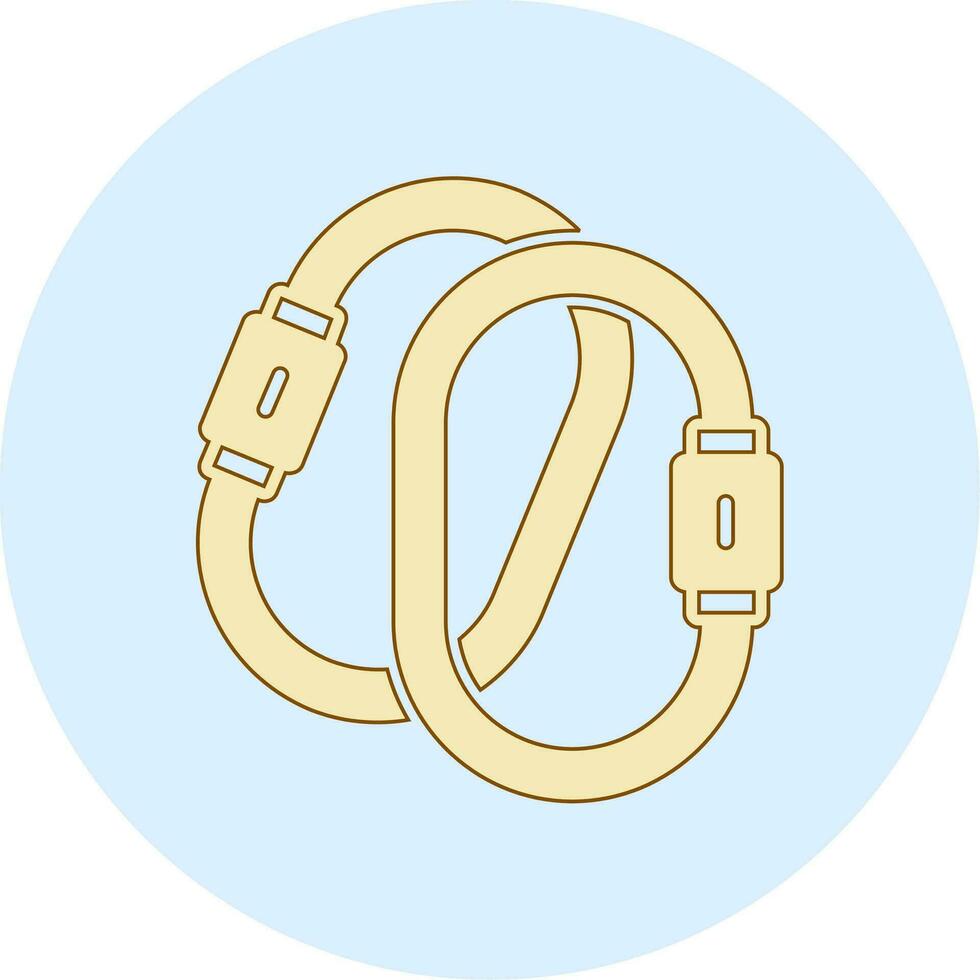Carabiner Vector Icon
