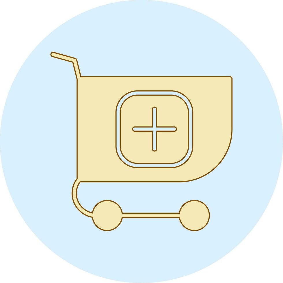 añadir al icono de vector de carrito