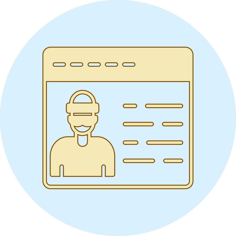 Criminal Database Vector Icon