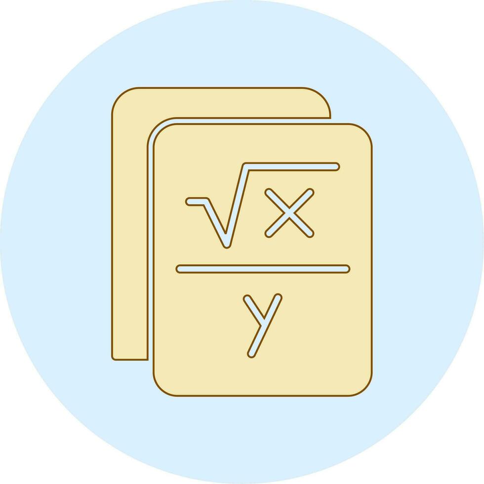 Formula Vector Icon