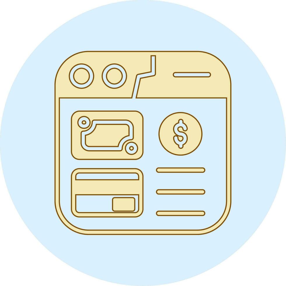 Online Payment Vector Icon