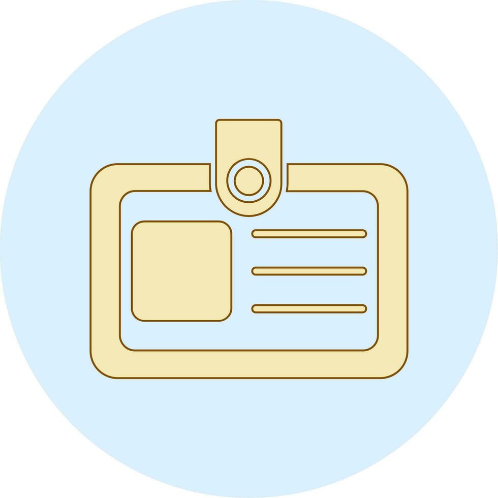 Identification Card Vector Icon