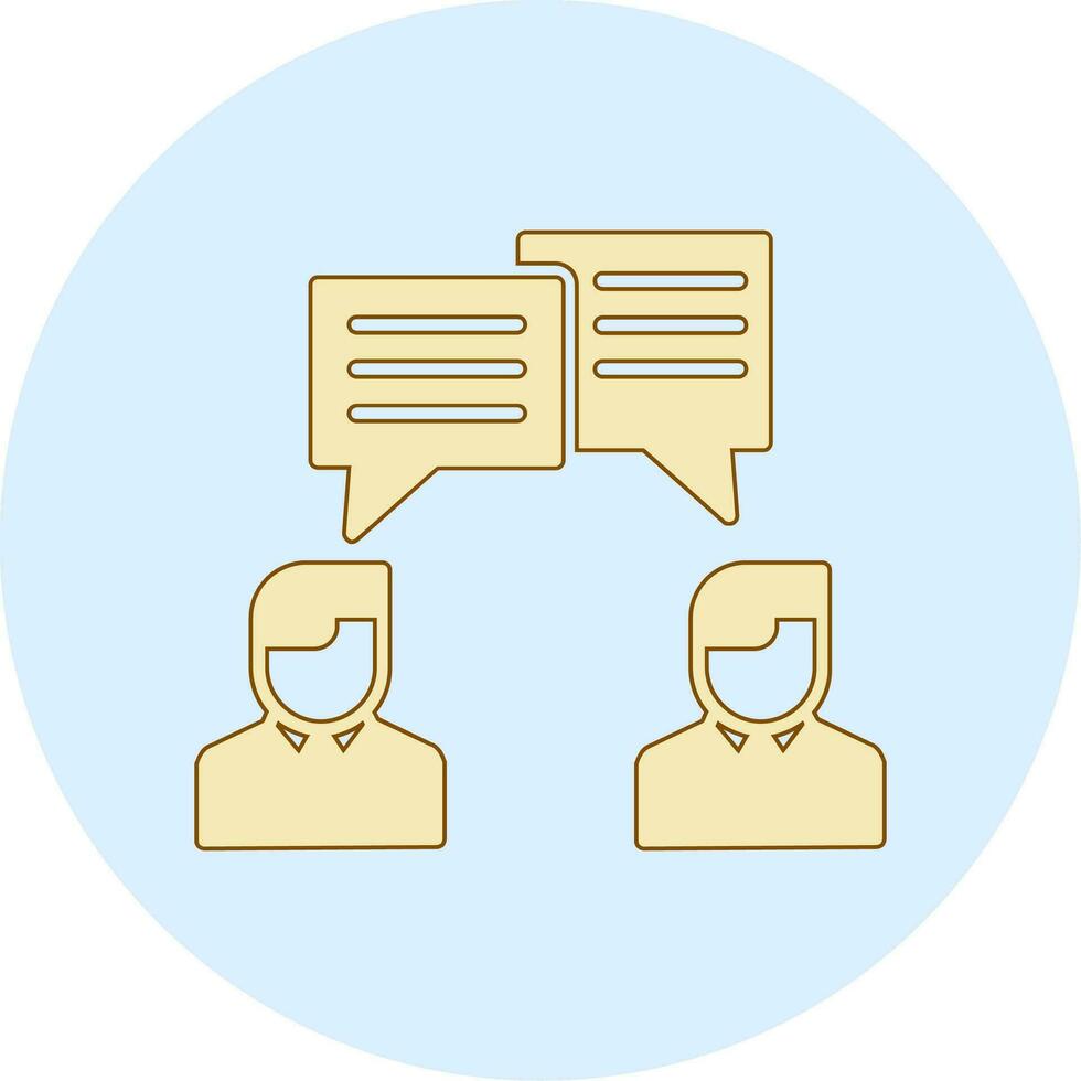 Conversation Vector Icon