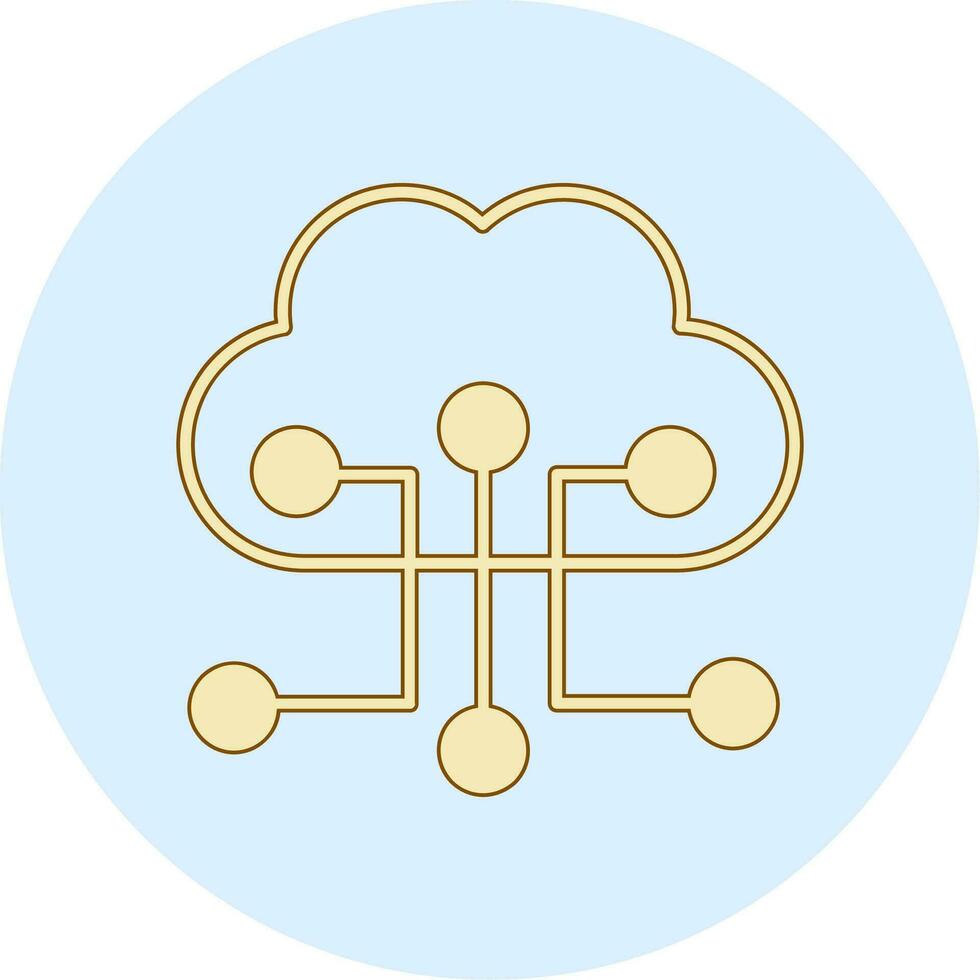 Cloud Configuration Vector Icon