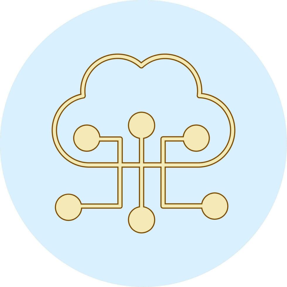 Cloud Configuration Vector Icon