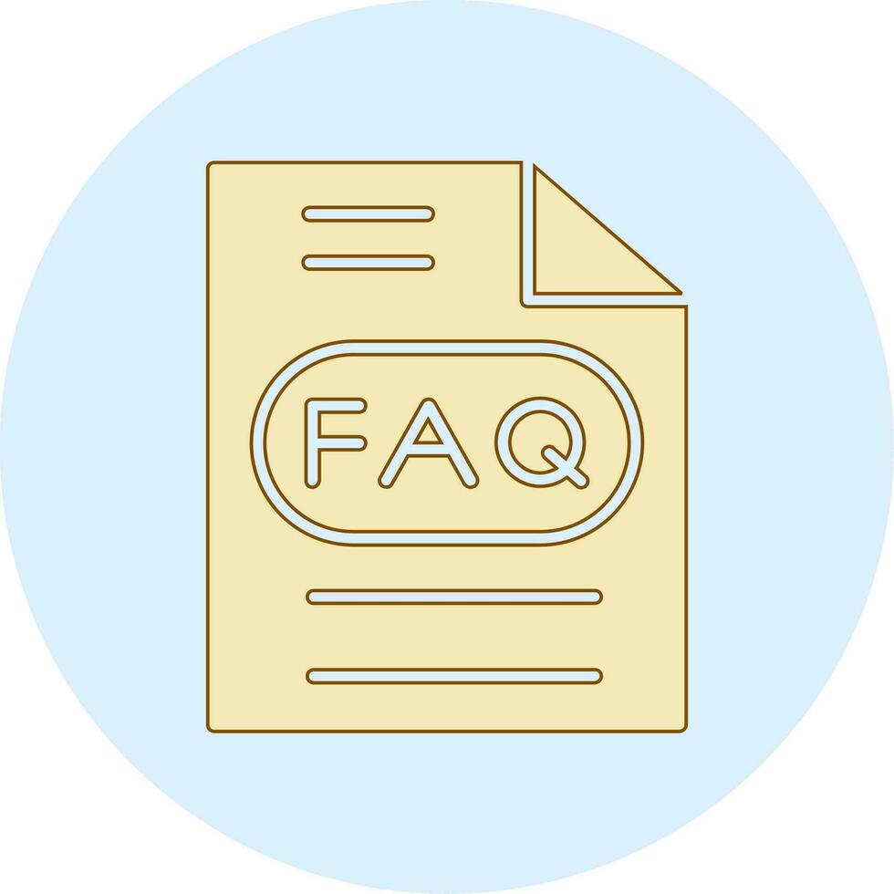 Faq Vector Icon