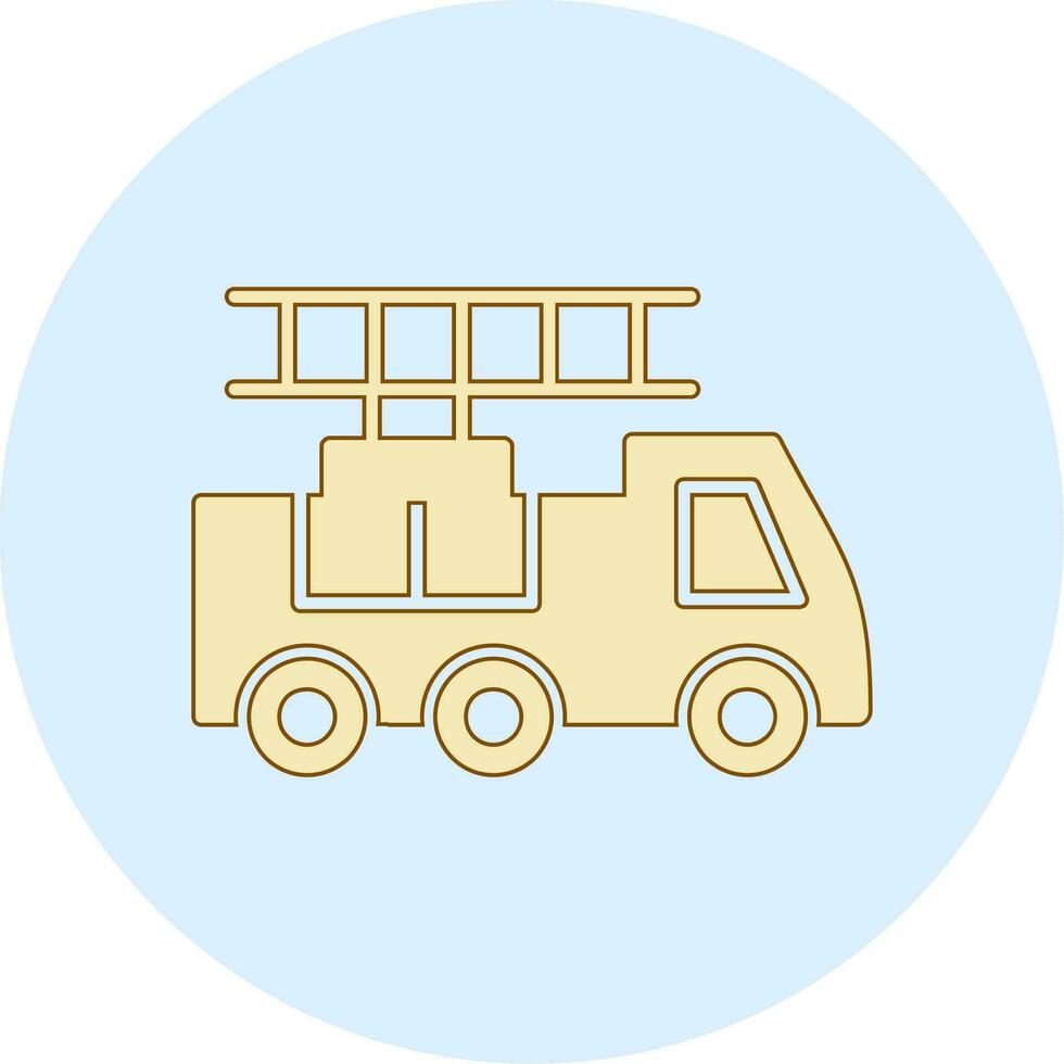 Ladder Truck Vector Icon