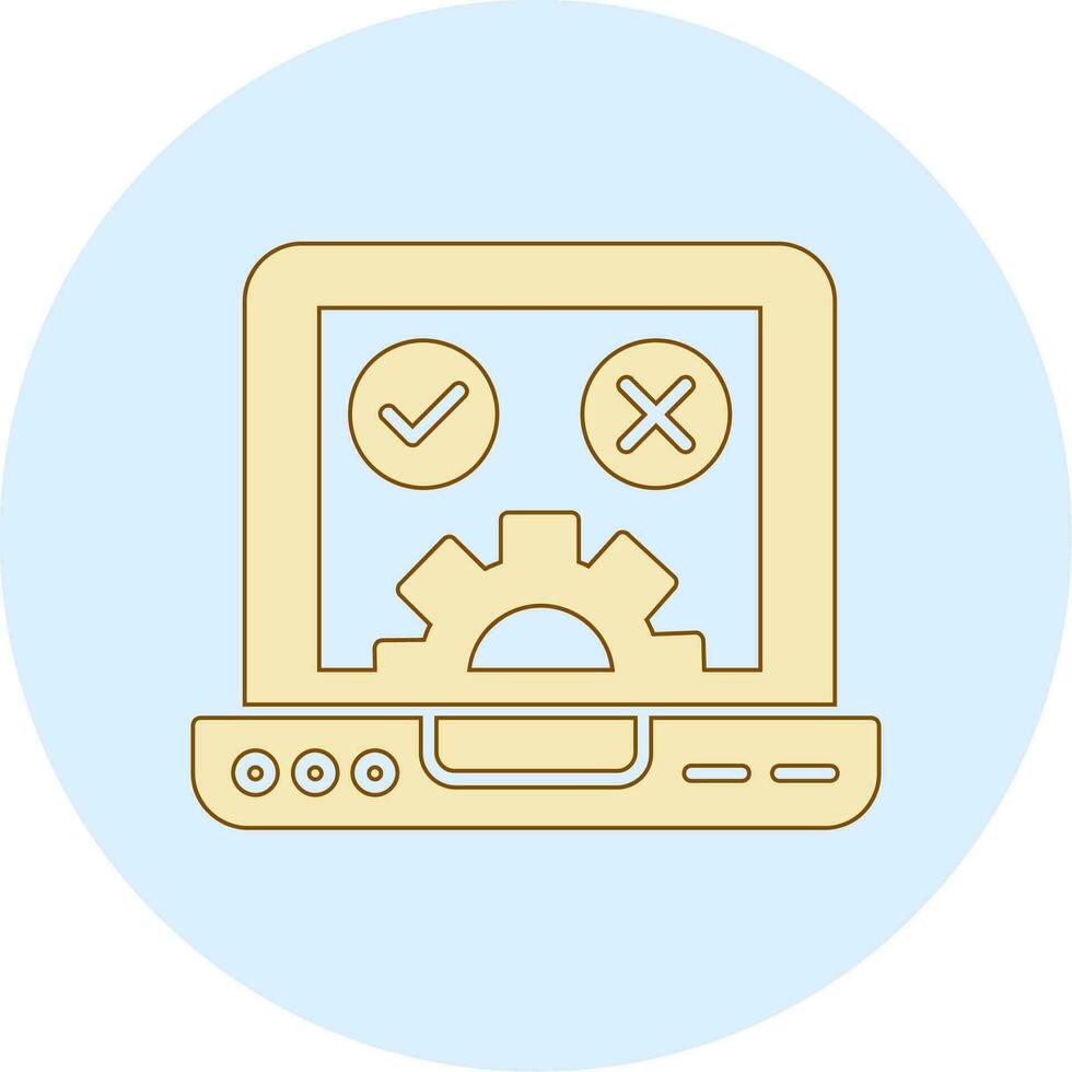 Tested Vector Icon