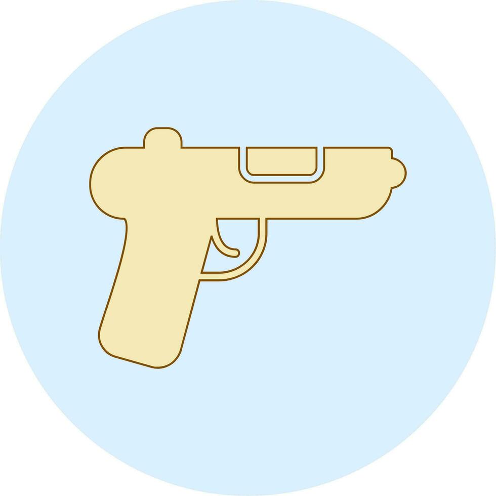 icono de vector de pistola