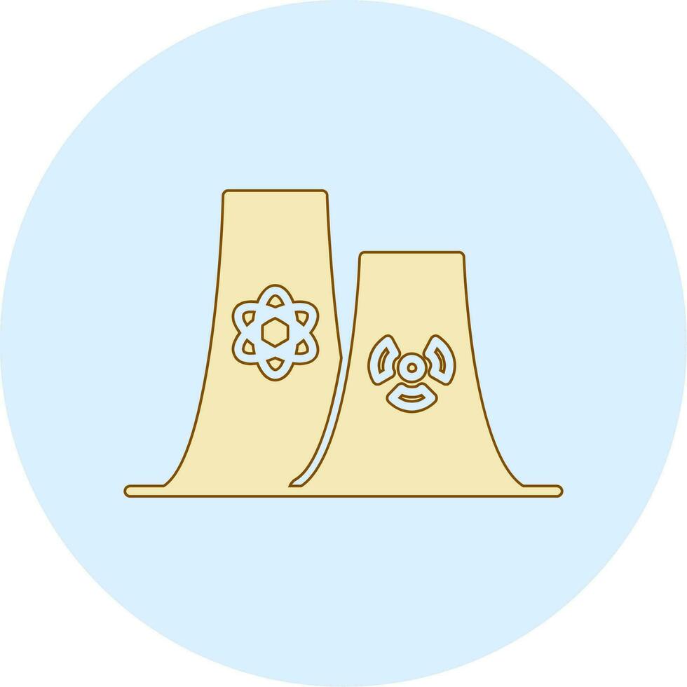 Nuclear  Vector Icon