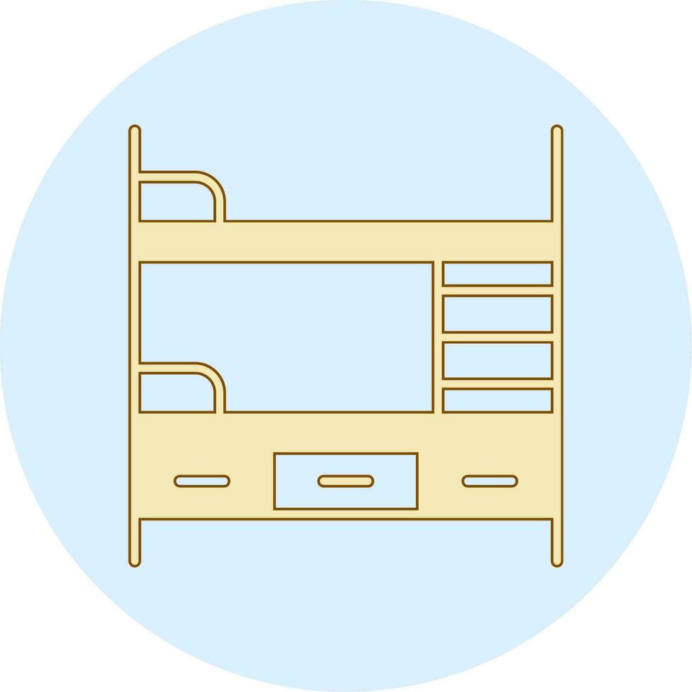 Bunk Bed Vector Icon