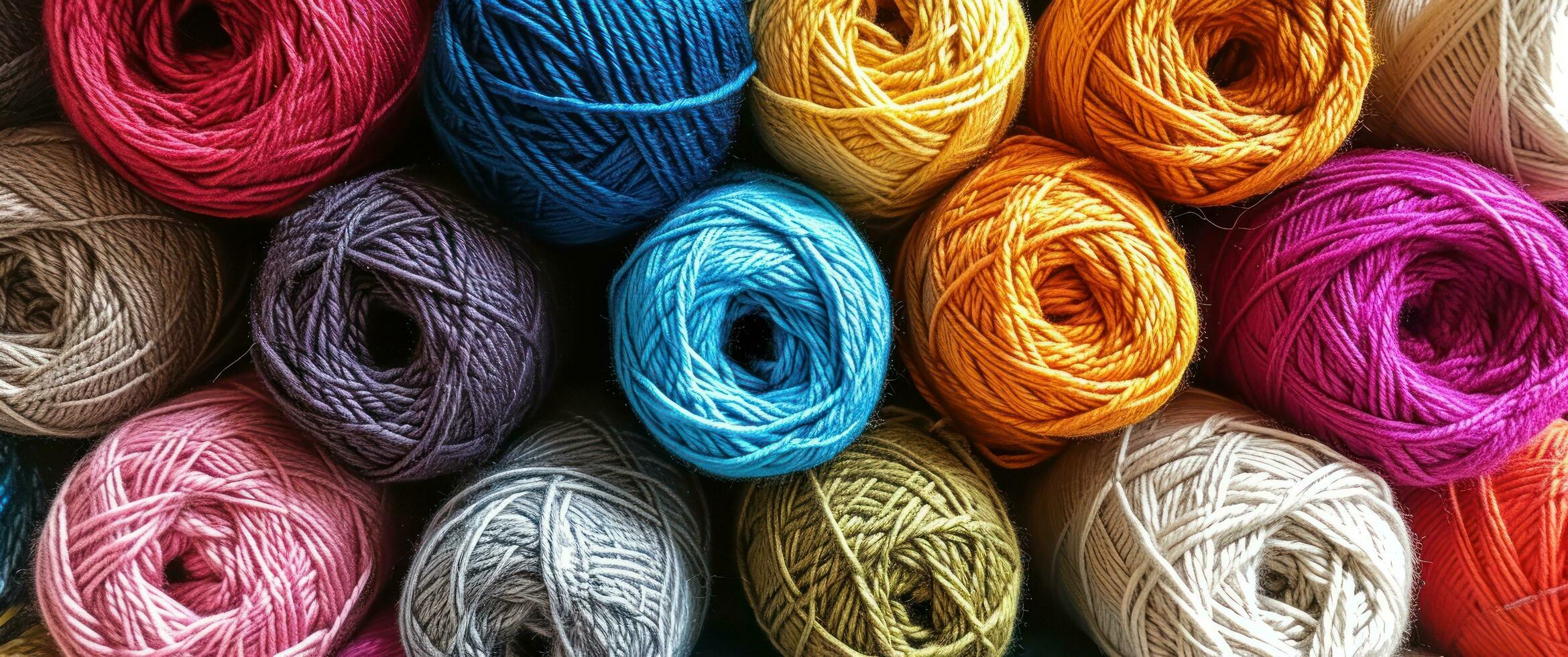 AI generated what's the difference between a crochet and knitting yarn photo