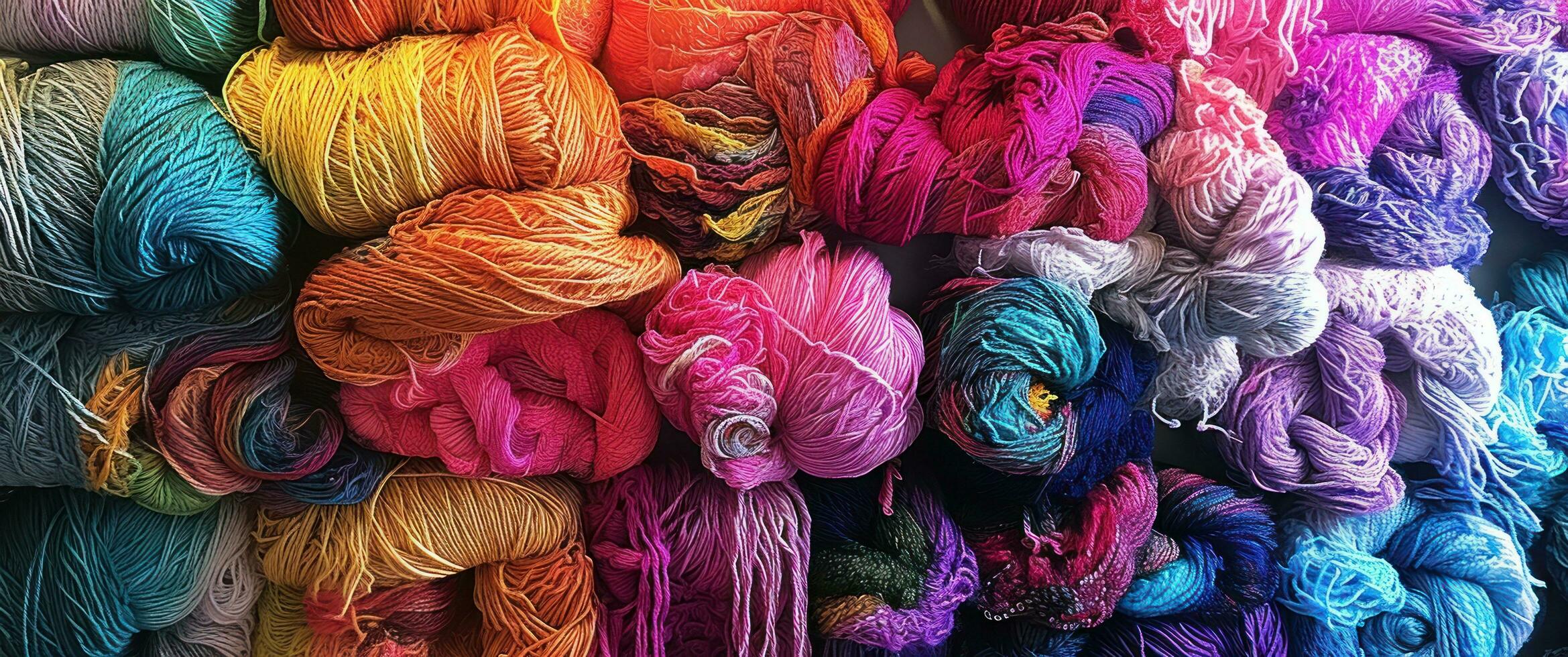 AI generated what's the difference between a crochet and knitting yarn photo