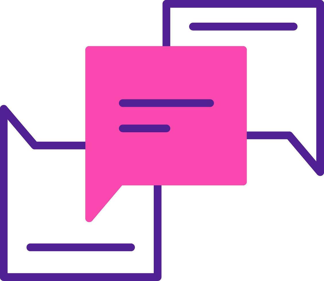 Speech Bubbles Vector Icon