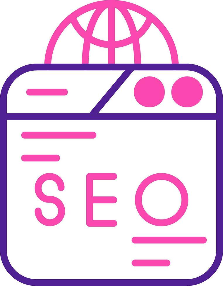 icono de vector de seo