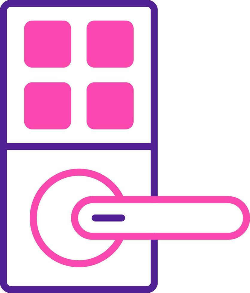 Smart Door Vector Icon