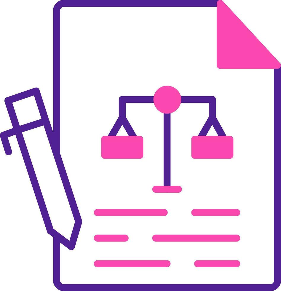 Contract Vector Icon