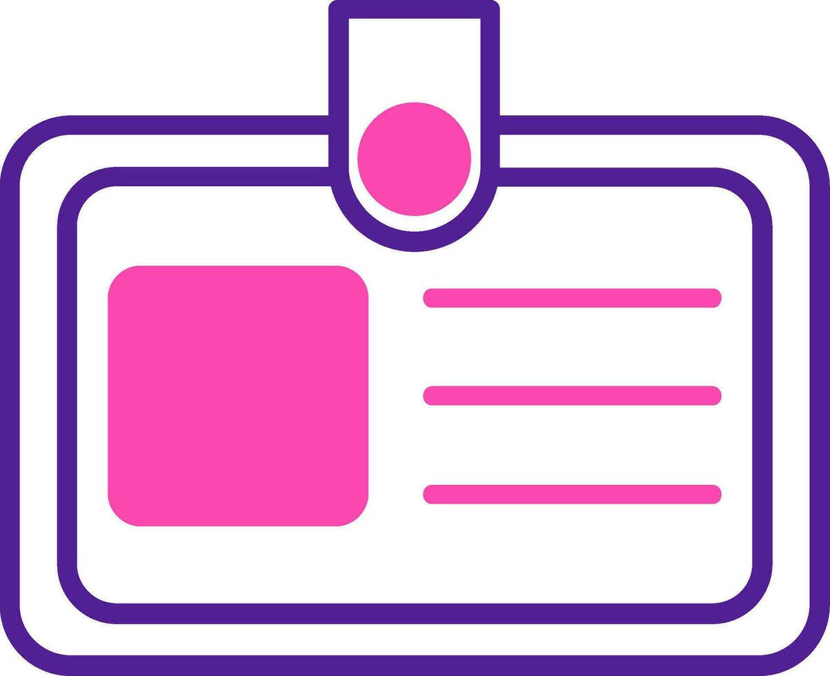 Identification Card Vector Icon