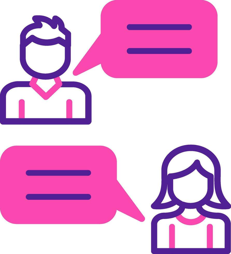 Conversation Vector Icon