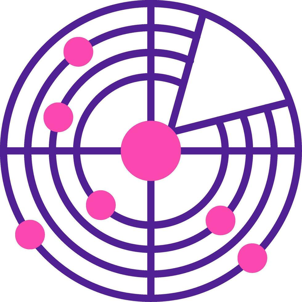 Radar Vector Icon