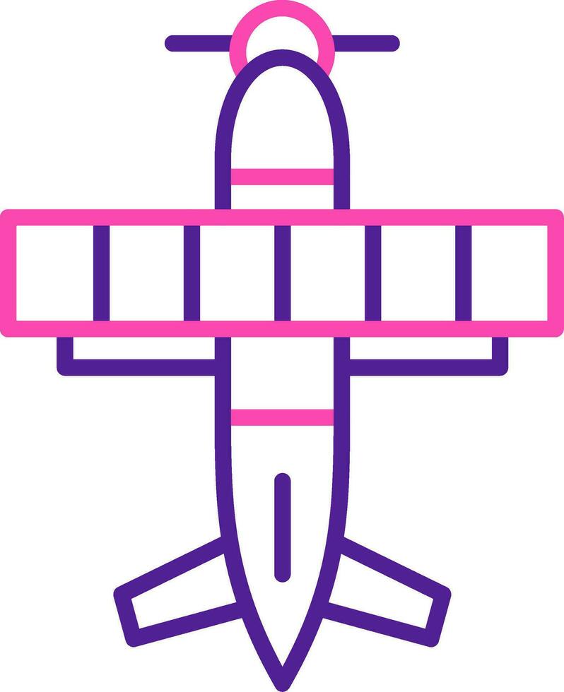 Biplane Vector Icon