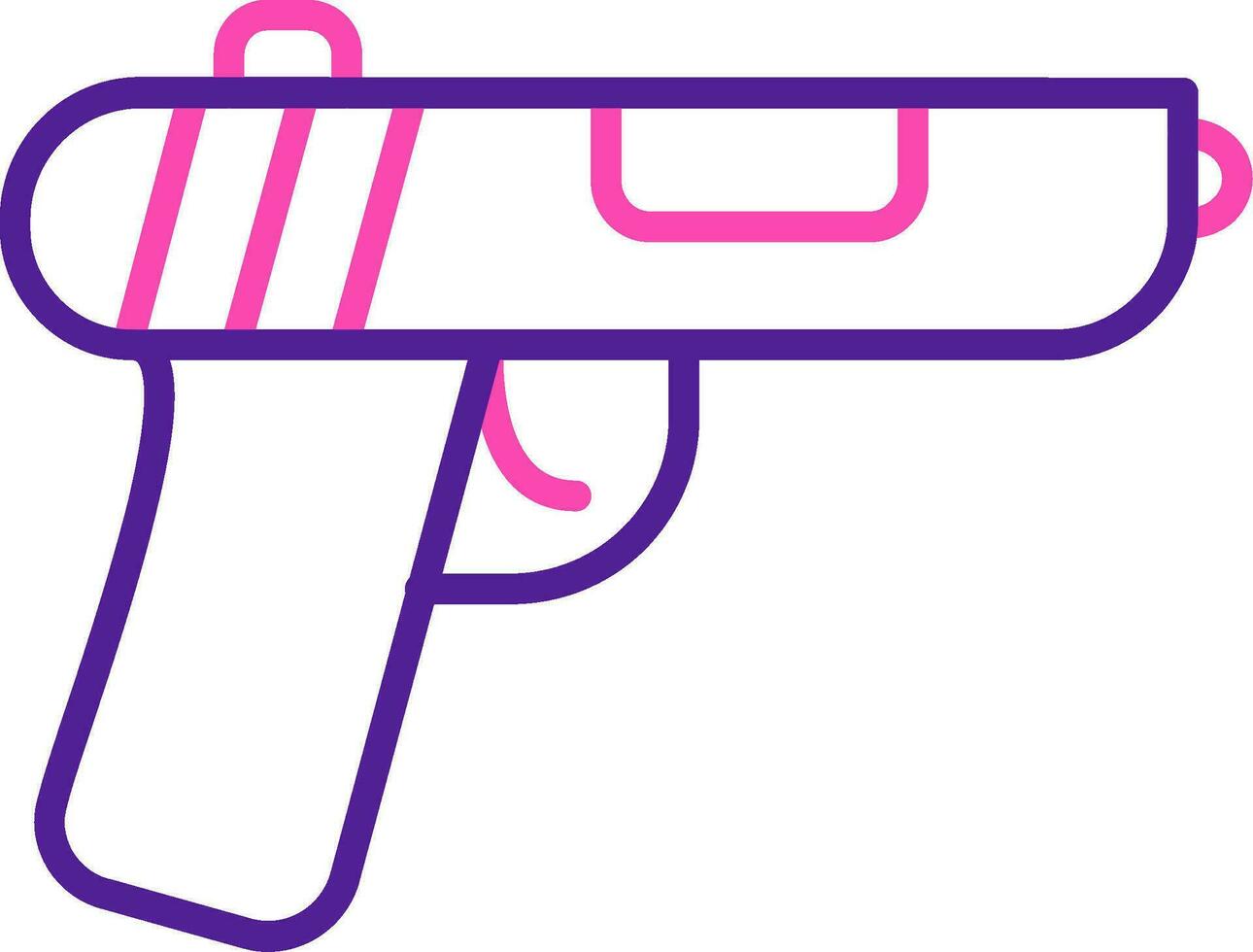 icono de vector de pistola