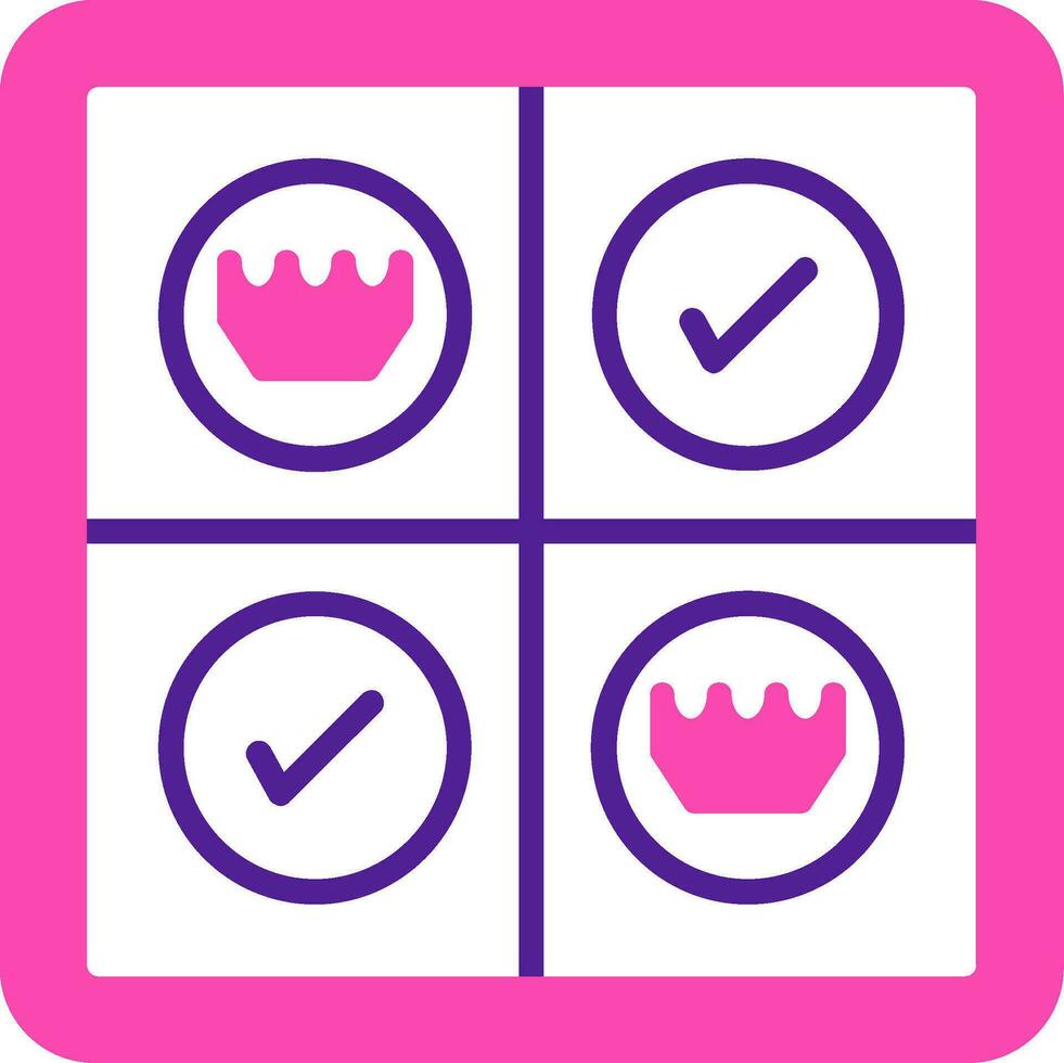 Checkers Vector Icon