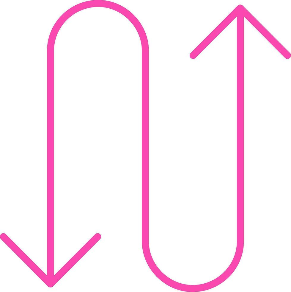 Zigzag Vector Icon