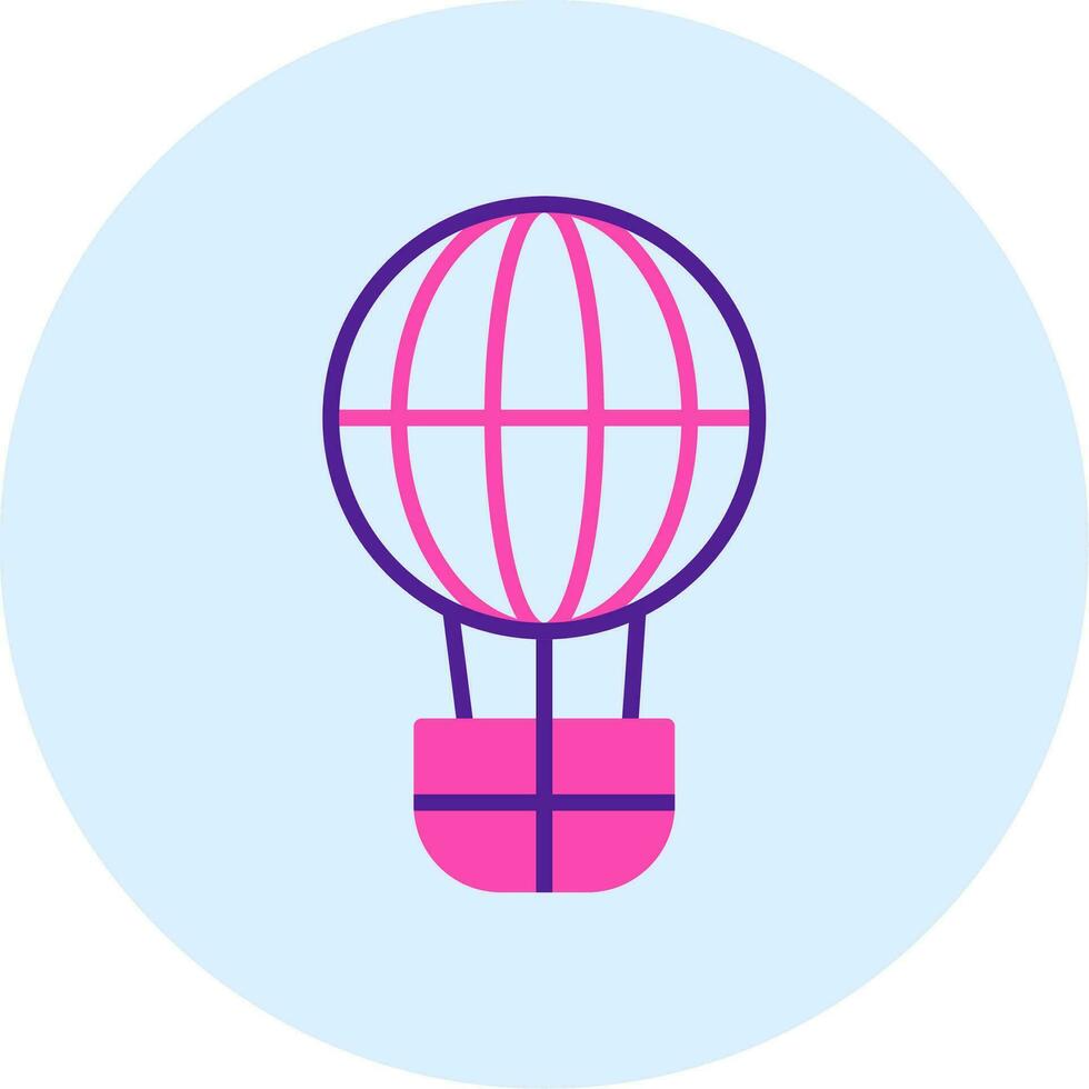 Hot Air Balloon Vector Icon