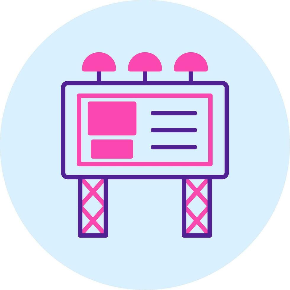 Billboard Vector Icon