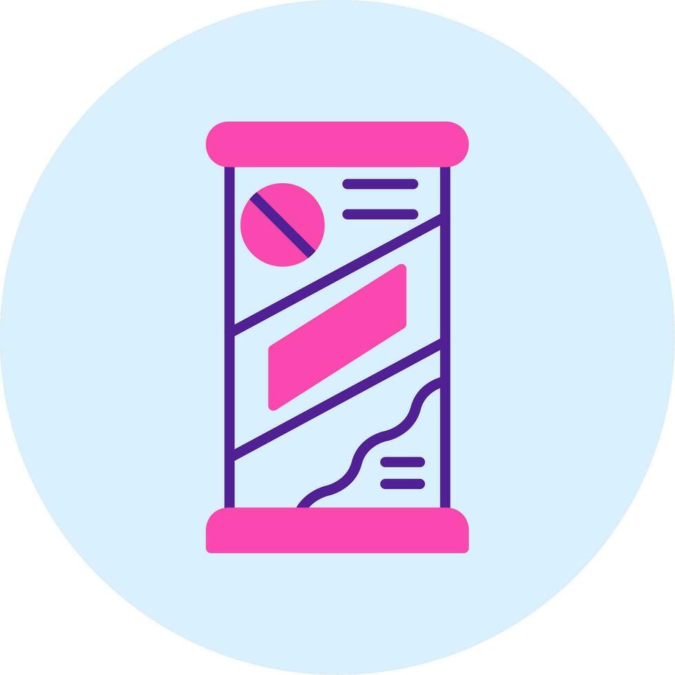 Roll Up Vector Icon